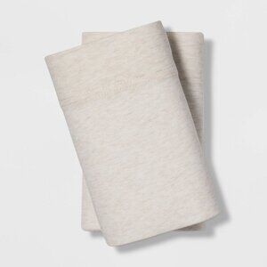 Project 62 + Nate Berkus Standard Tencel Jersey Blend Pillowcase Set Beige